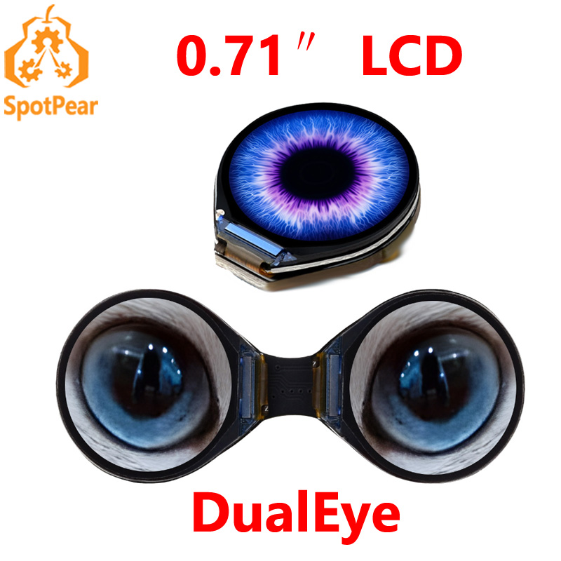 Arduino Kit - Waveshare 0.71 นิ้ว Double Eye รอบจอแสดงผล