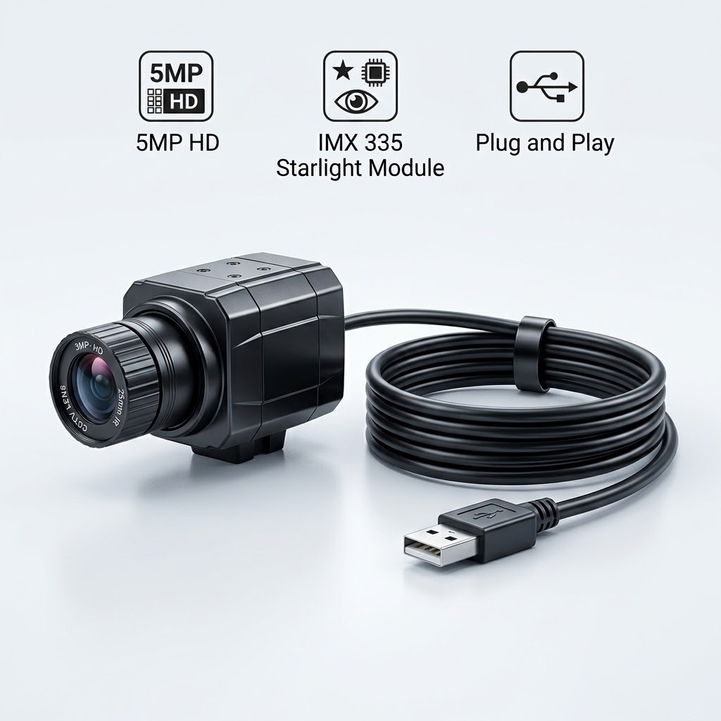 Pi Camera Cable - กล้อง USB ความละเอียด 5MP/1080P รุ่น IMX335