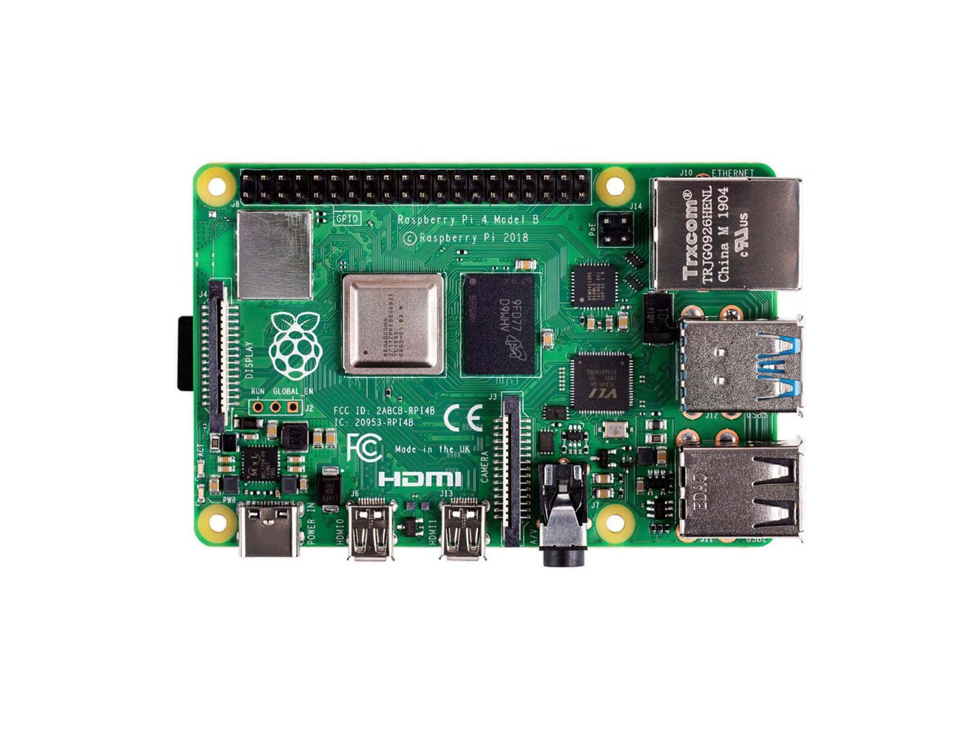 Pi Cooler - คอมพิวเตอร์ Raspberry Pi 4 รุ่น B,