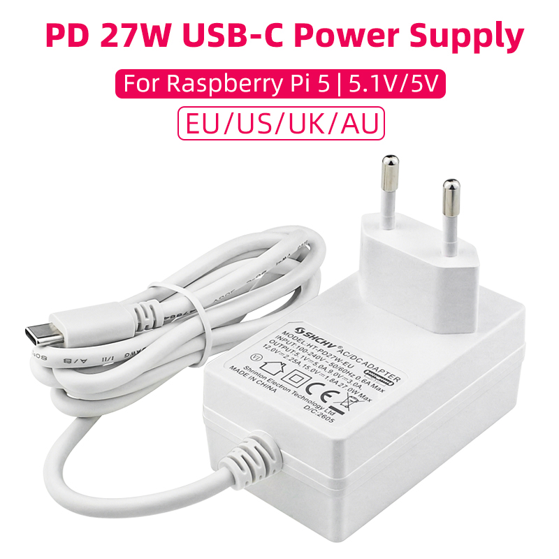 Pi Power Supply - Raspberry Pi 5 5.1V 5A แหล่งจ่ายไฟ