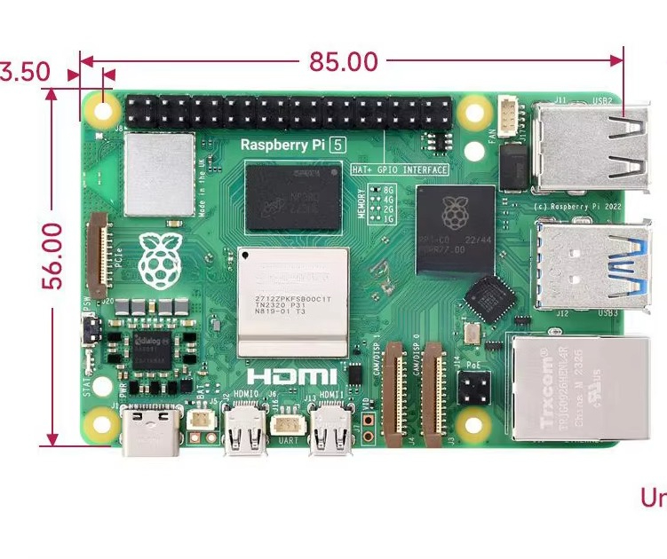 Raspberry Pi - Raspberry Pi 5 มาพร้อมกับโปรเซสเซอร์ Broadcom BCM2712