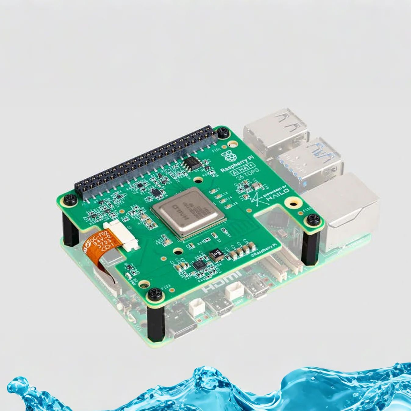 Pi Cooler - Raspberry Pi Al HAT+ มาพร้อมกับ Hailo-8L