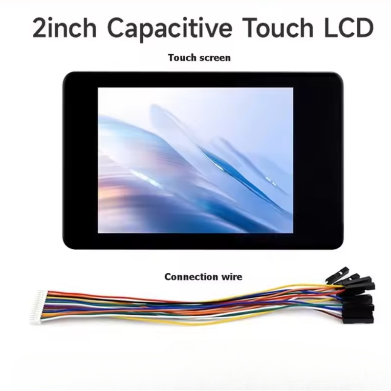 Pi Display - โมดูลหน้าจอสัมผัสขนาด 2.0 นิ้ว พร้อมไดรเวอร์ ST7789T3 และ