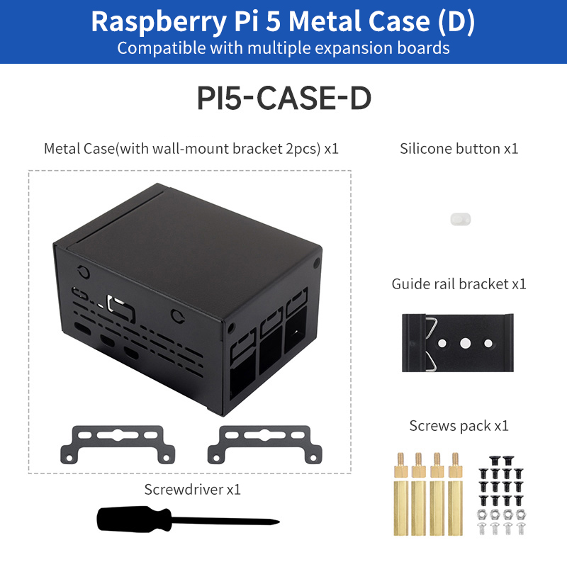 เคสโลหะสำหรับ Raspberry Pi 5 เ - Pi 5 Case บทวิจารณ์และราคา