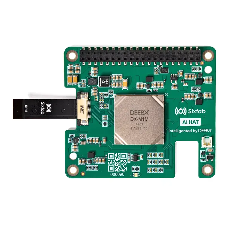 ชิปบอร์ด Sixfab Ai Hat+ สำหรับ - Raspberry Pi บทวิจารณ์และราคา