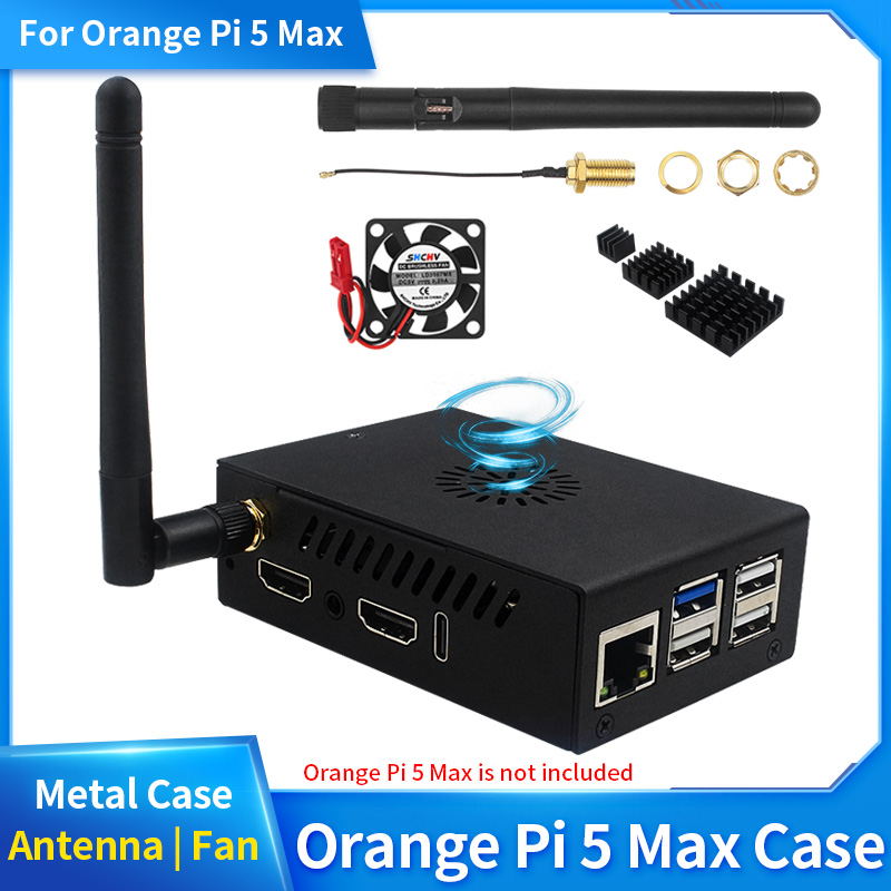 Orange Pi 5 Max พร้อมพัดลม Act - Pi 5 Case บทวิจารณ์และราคา