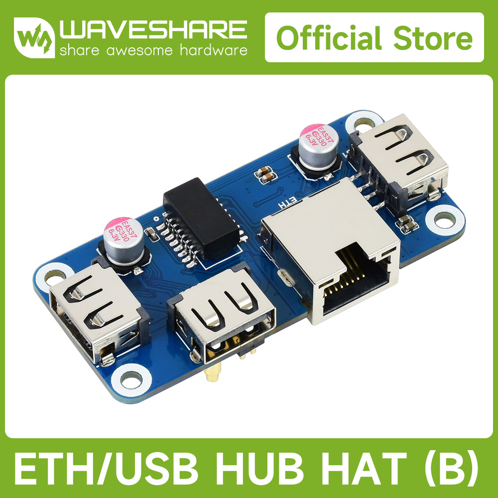 Waveshare USB HUB HAT (B) ฮับ  - Pi Zero บทวิจารณ์และราคา
