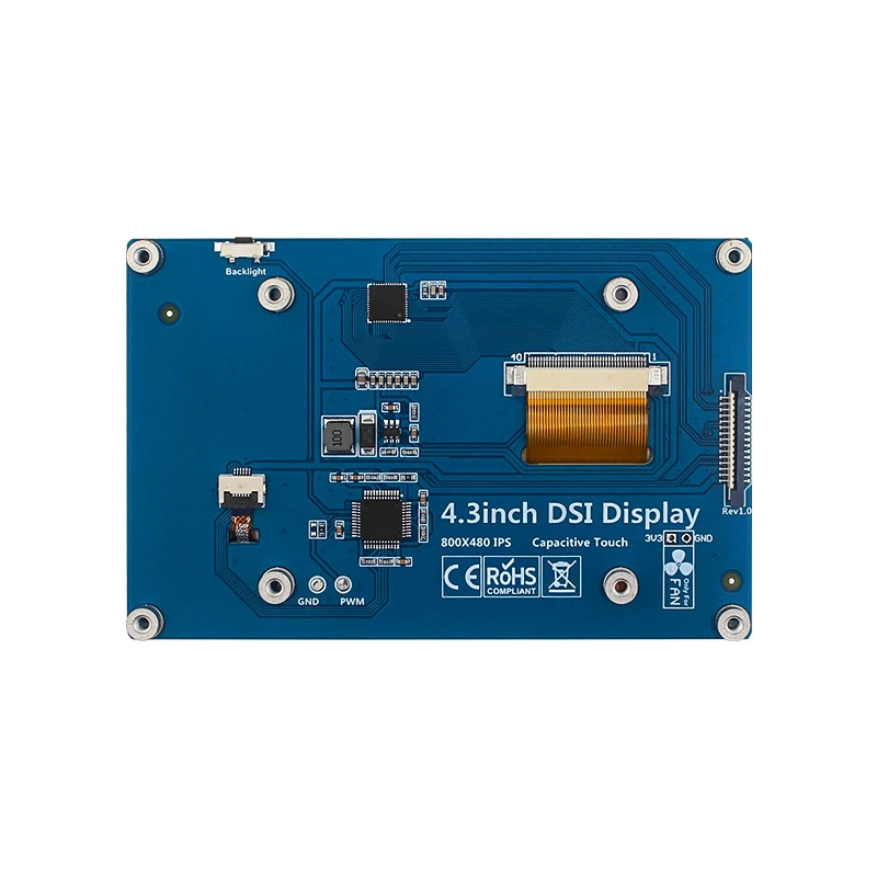 4.3/5/นิ้วราสเบอร์รี่ Pi IMIPI - Pi Display บทวิจารณ์และราคา