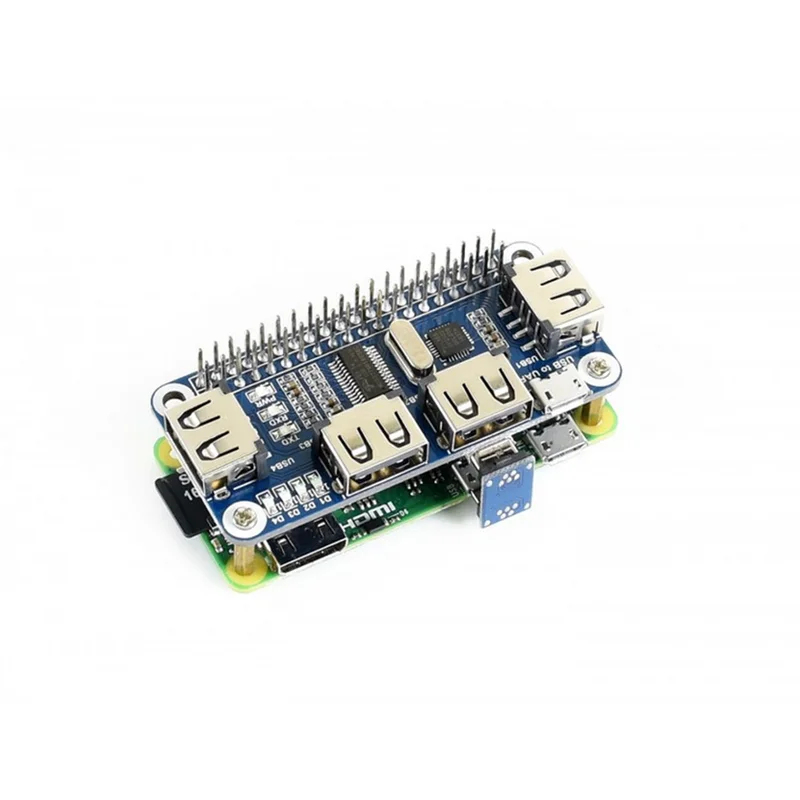 ฮับ USB 4 พอร์ต พร้อม HDMI สำห - Pi Zero บทวิจารณ์และราคา