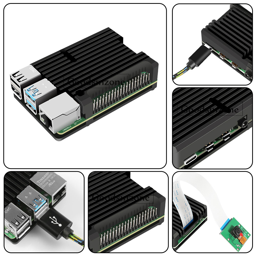 เคสอลูมิเนียมเกราะสำหรับราสเบอ - Pi 4 Case บทวิจารณ์และราคา