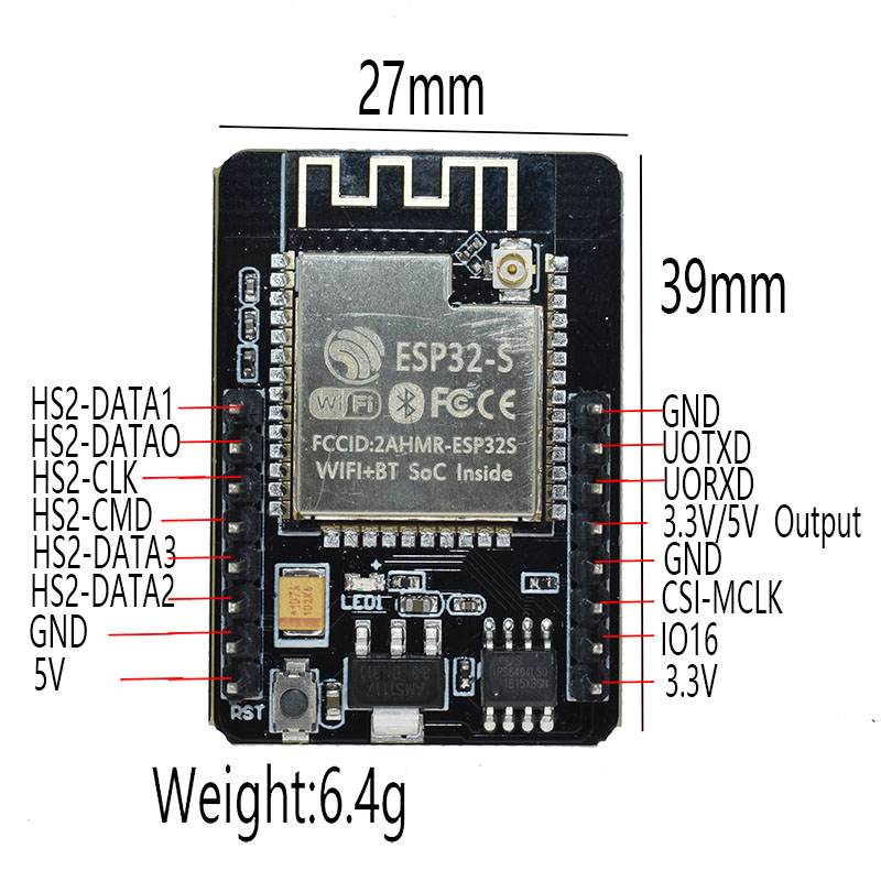 ESP32-CAM ESP-32S โมดูล WiFi E - Raspberry Pi Global Shutter Camera Imx296 บทวิจารณ์และราคา