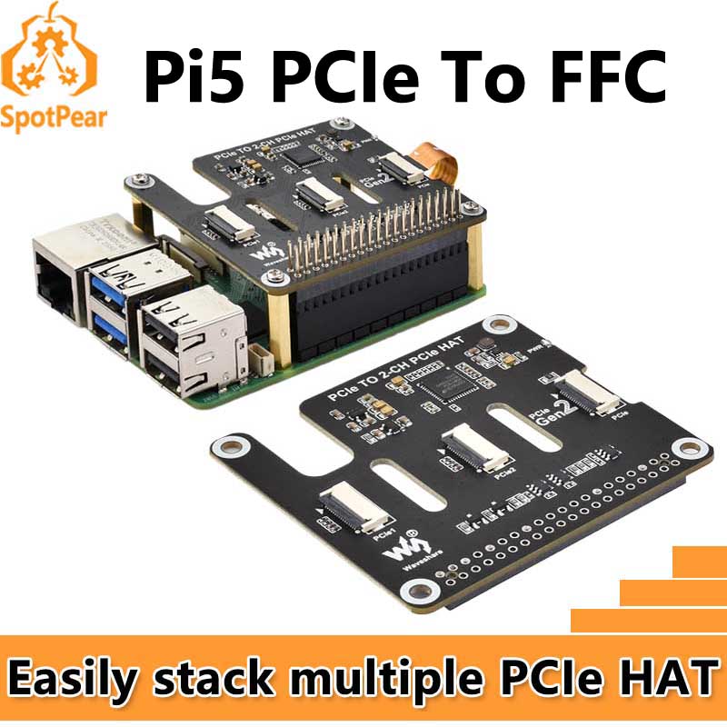 Raspberry Pi 5 PCIe ถึง 2-CH P - Pi Cooler บทวิจารณ์และราคา