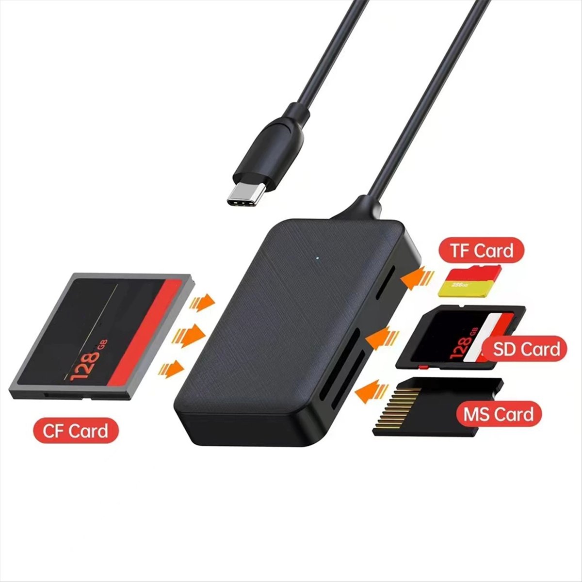 (A60I] เครื่องอ่านการ์ด 4-in-1 - Micro Sd Card บทวิจารณ์และราคา