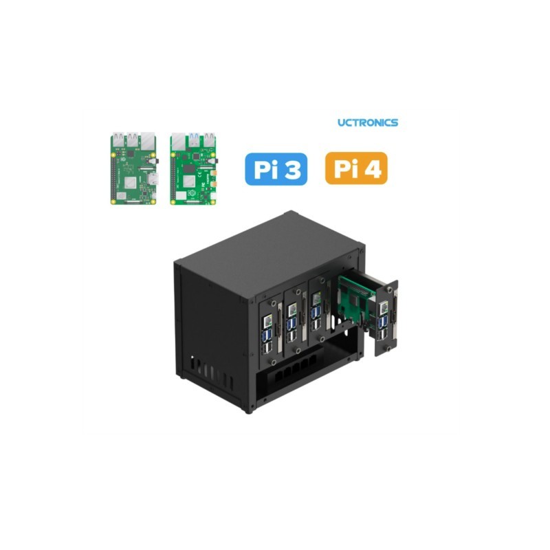 กล่องใส่ Raspberry Pi Cluster  - Raspberry Pi 4 บทวิจารณ์และราคา